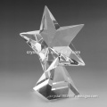 OEM engraved crystal k9 glass fashion star crystal business crystal award plaques